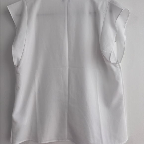 Express White Women's Blouse - Picture 2 of 4